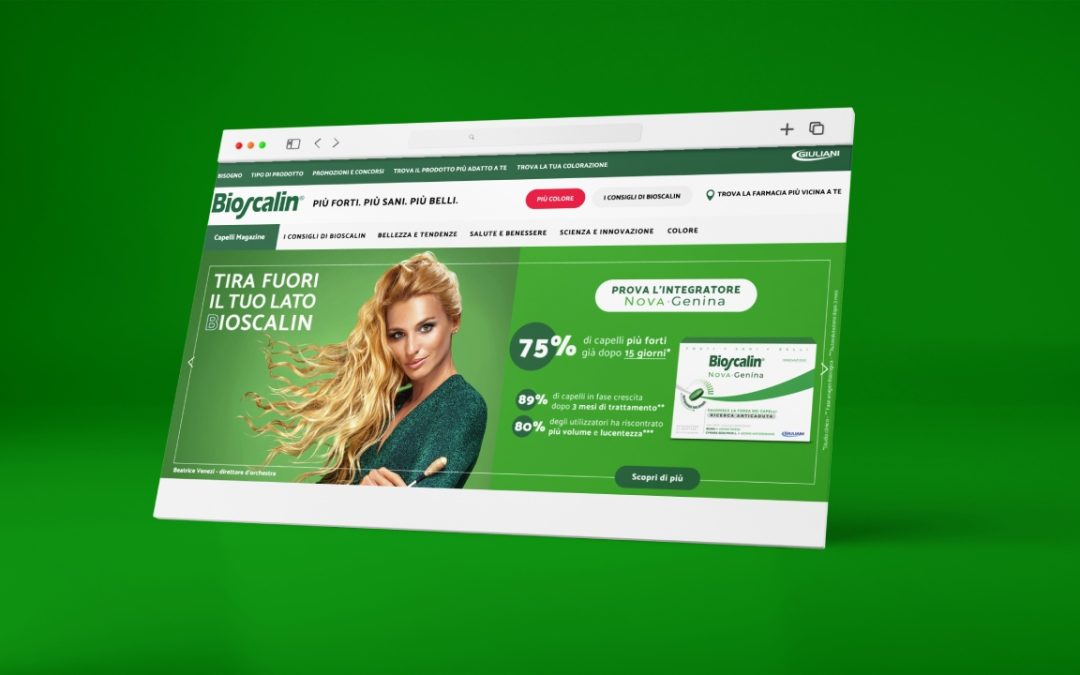Bioscalin – Multinational Company’s Brand Website